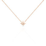 Collier Maelya Argent Rose Oxyde De Zirconium - Colliers avec pierres Femme | Marc Orian