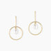 Boucles D'oreilles Pendantes Salvine Or Jaune Perle De Culture - Pendantes Femme | Marc Orian