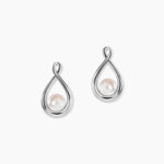 Boucles D'oreilles Pendantes Layanne Argent Blanc Perle De Culture - Pendantes Femme | Marc Orian