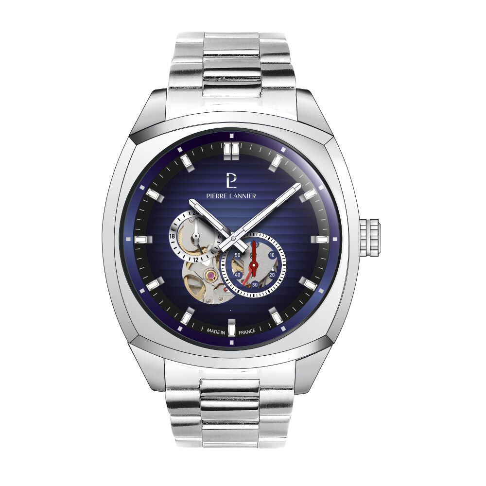Montre Pierre Lannier Arcadius Bleu - Montres automatiques Homme | Marc Orian