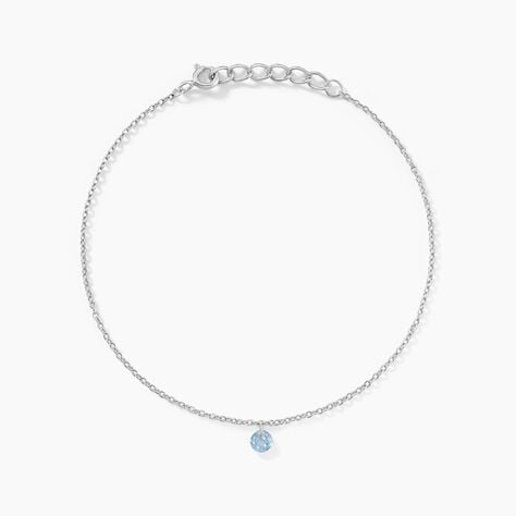 Bracelet Constantin Argent Blanc Oxyde De Zirconium - Bracelets chaînes Femme | Marc Orian