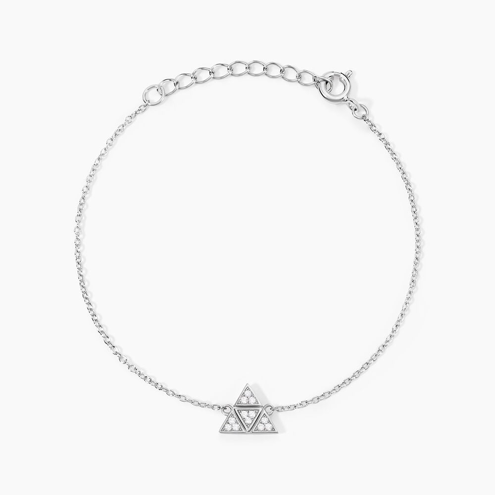 Bracelet Mathilde Argent Blanc Oxyde De Zirconium - Bracelets fantaisie Femme | Marc Orian