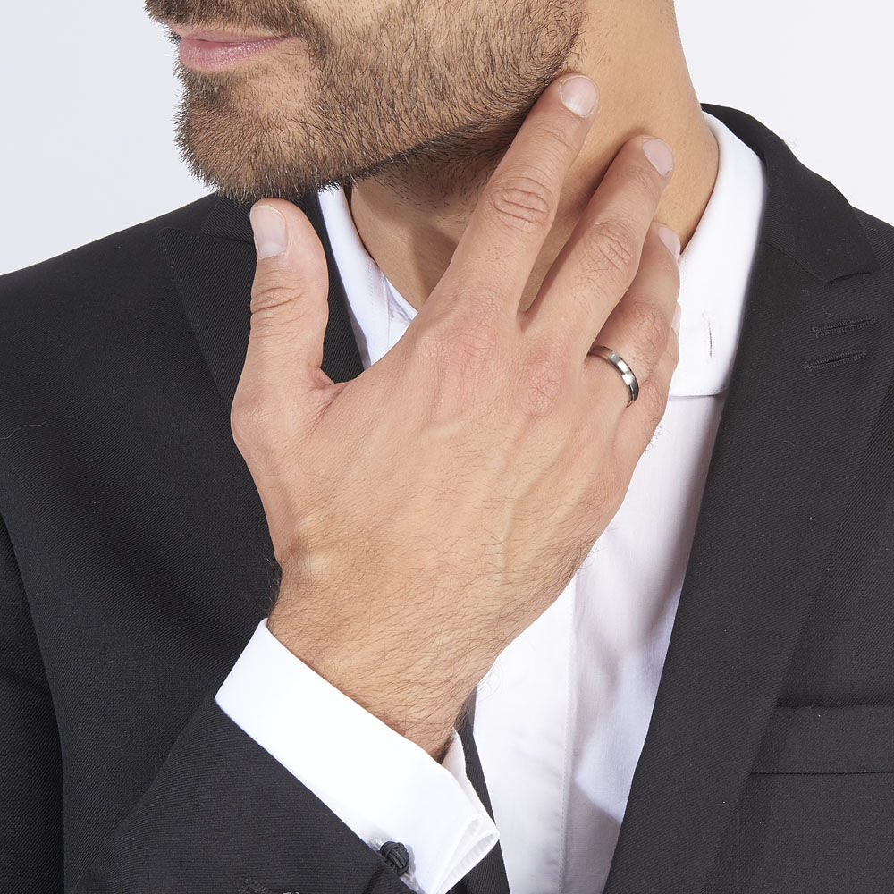 Alliance homme demi jonc deals