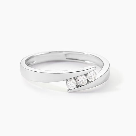 Bague Galya Or Blanc Diamant - Bagues fian&ccedil;ailles Femme | Marc Orian