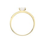 Bague Solitaire Or Jaune Cesarine Oxyde De Zirconium - Solitaires Femme | Marc Orian