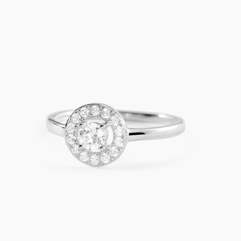 Bague Ninon Or Blanc Oxyde De Zirconium - Solitaires Femme | Marc Orian