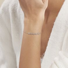 Bracelet Argent Blanc Hippolyta - Bracelets chaînes Femme | Marc Orian