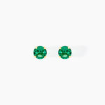Boucles D'oreilles Puces Daria Or Jaune Oxyde De Zirconium - Puces Famille | Marc Orian