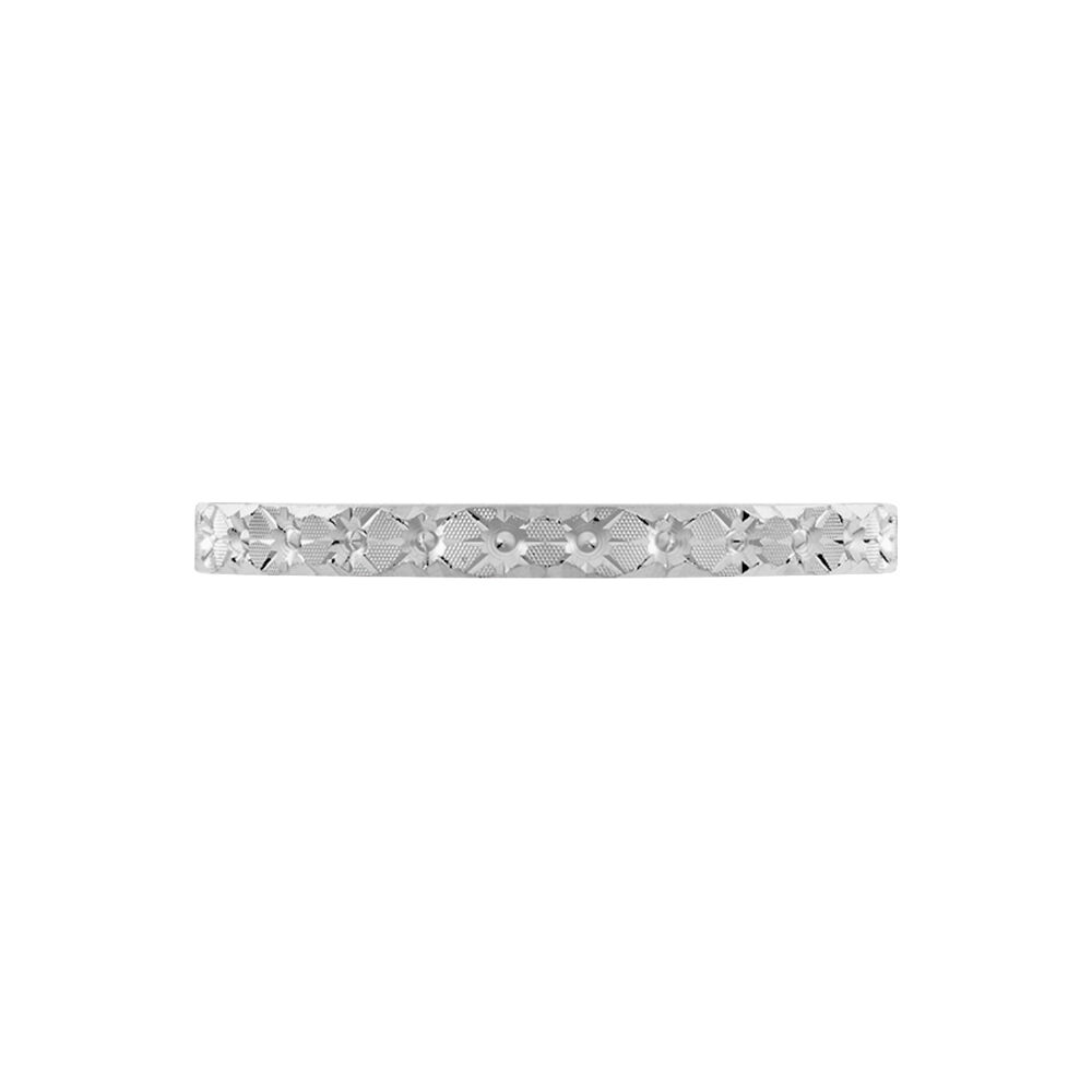 Alliance Marziale Ruban Plat Or Blanc - Alliances duo Femme | Marc Orian
