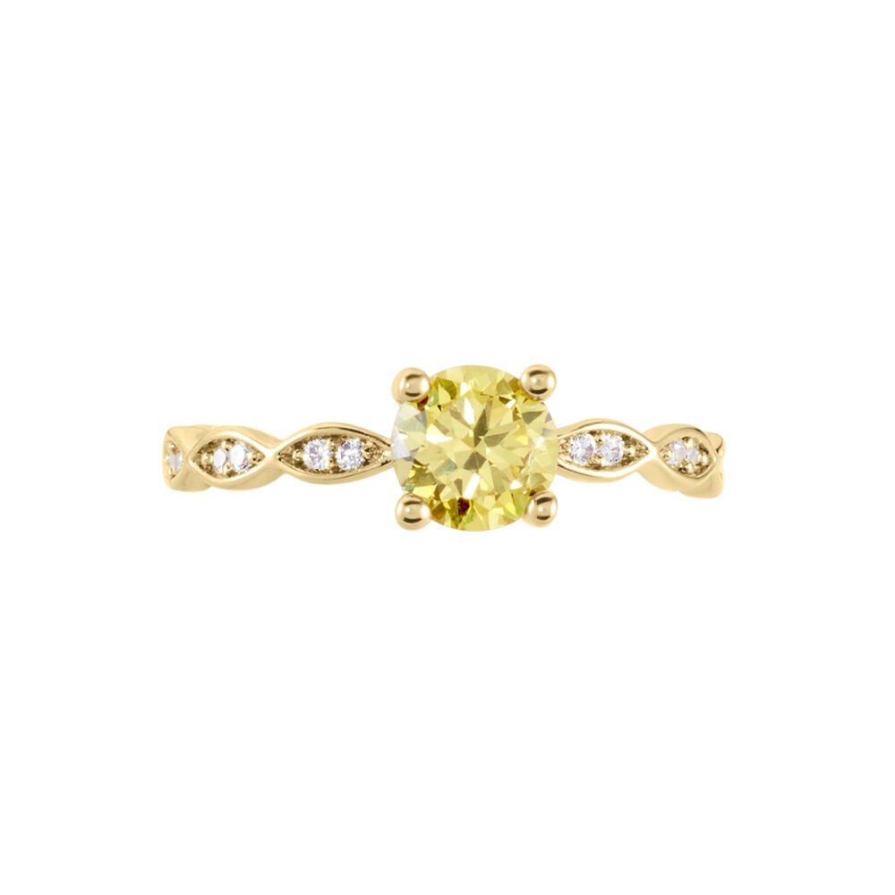 Bague Kurt Plaqué Or Jaune Oxyde De Zirconium - Bijoux fantaisie Femme | Marc Orian