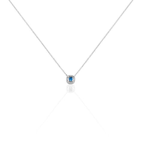 Collier Carren Argent Blanc Oxyde De Zirconium - Colliers solitaires Femme | Marc Orian