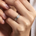 Bague Kate Or Blanc Diamant - Parures de mariage Femme | Marc Orian
