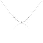 Collier Mascaret Argent Blanc Oxyde De Zirconium - Colliers avec pierres Femme | Marc Orian