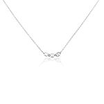 Collier Nissa Argent Blanc - Colliers fantaisie Femme | Marc Orian