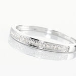 Alliance Aileen Or Blanc Diamant - Alliances avec pierres Femme | Marc Orian