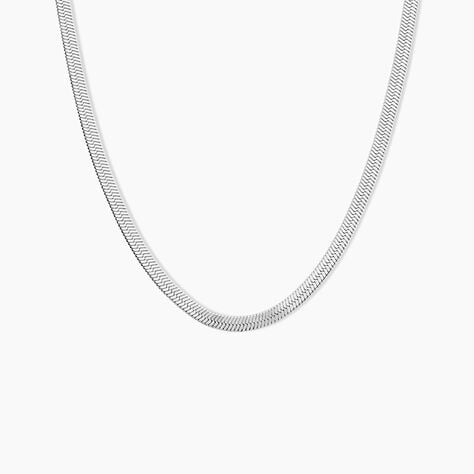 Chaine Prestance Acier Blanc - Colliers fantaisie Femme | Marc Orian