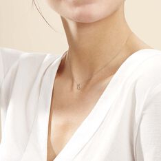 Collier Vrille Accompagnee Or Blanc Diamant - Parure de mariage Femme | Marc Orian
