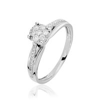 Bague Kate Or Blanc Diamant