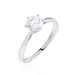 Solitaire Or Blanc Laurian Oxyde De Zirconium Blanc - Solitaires Femme | Marc Orian