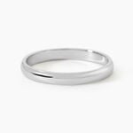 Aphroditia Demi Jonc Bombe Trouwring Wit Platina - Alliances duo Unisex | Marc Orian