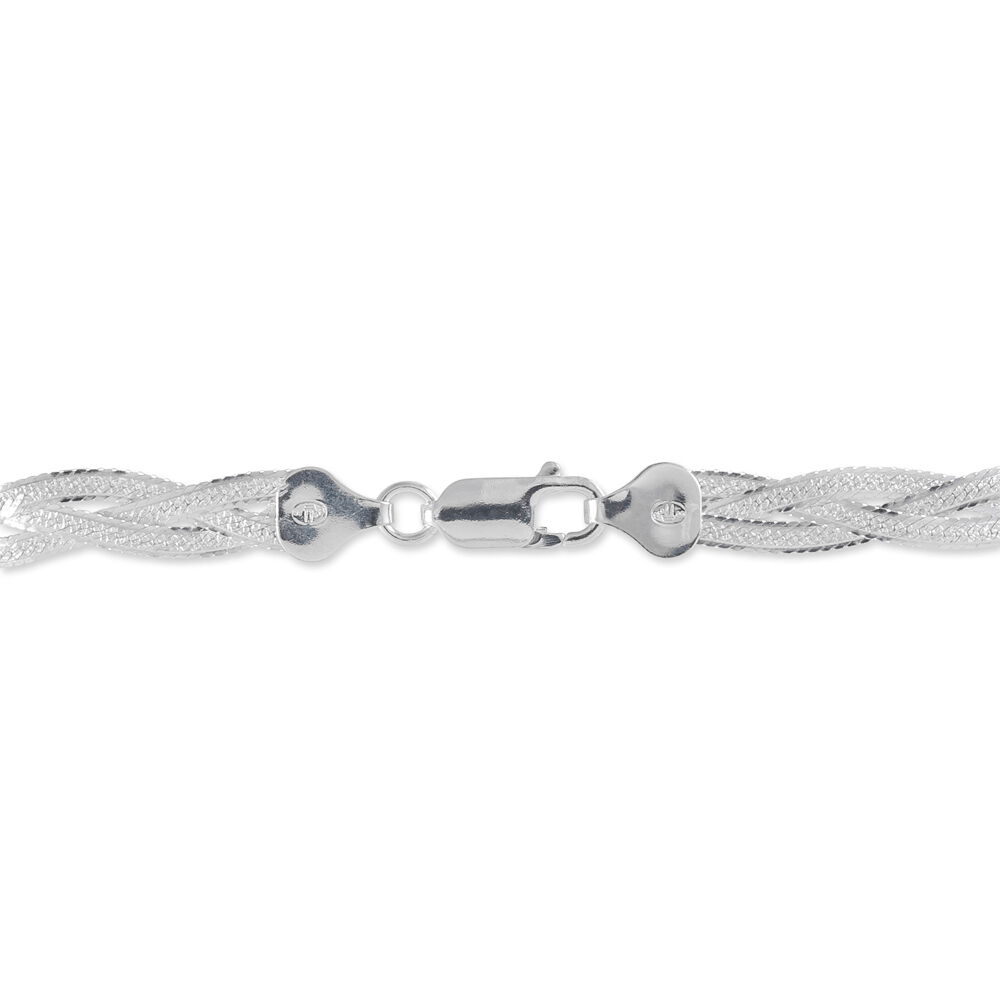 Bracelet Elae Argent Blanc - Bracelets mailles Femme | Marc Orian