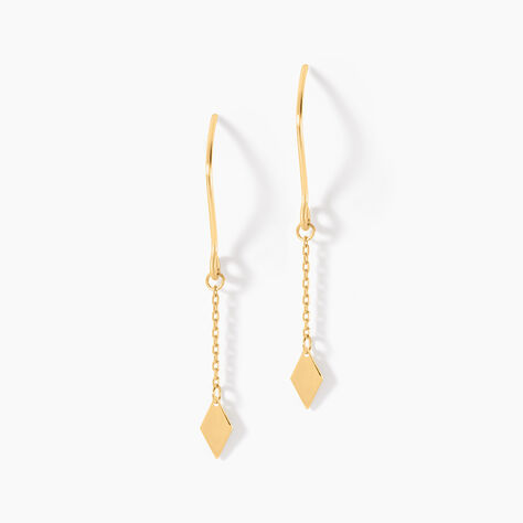 Boucles D'Oreilles Pendantes Linwood Or Jaune - Pendantes Femme | Marc Orian