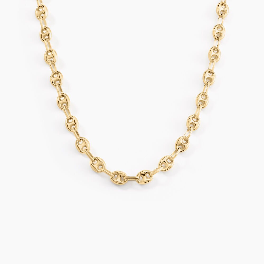 Collier Maille Dami Maille Grain De Cafe Or Jaune - Chaines Femme | Marc Orian