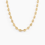 Collier Maille Dami Maille Grain De Cafe Or Jaune - Chaines Femme | Marc Orian