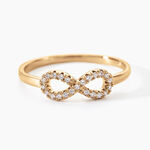 Bague Merane Plaqu&eacute; Or Jaune Oxyde De Zirconium - Bijoux fantaisie Femme | Marc Orian