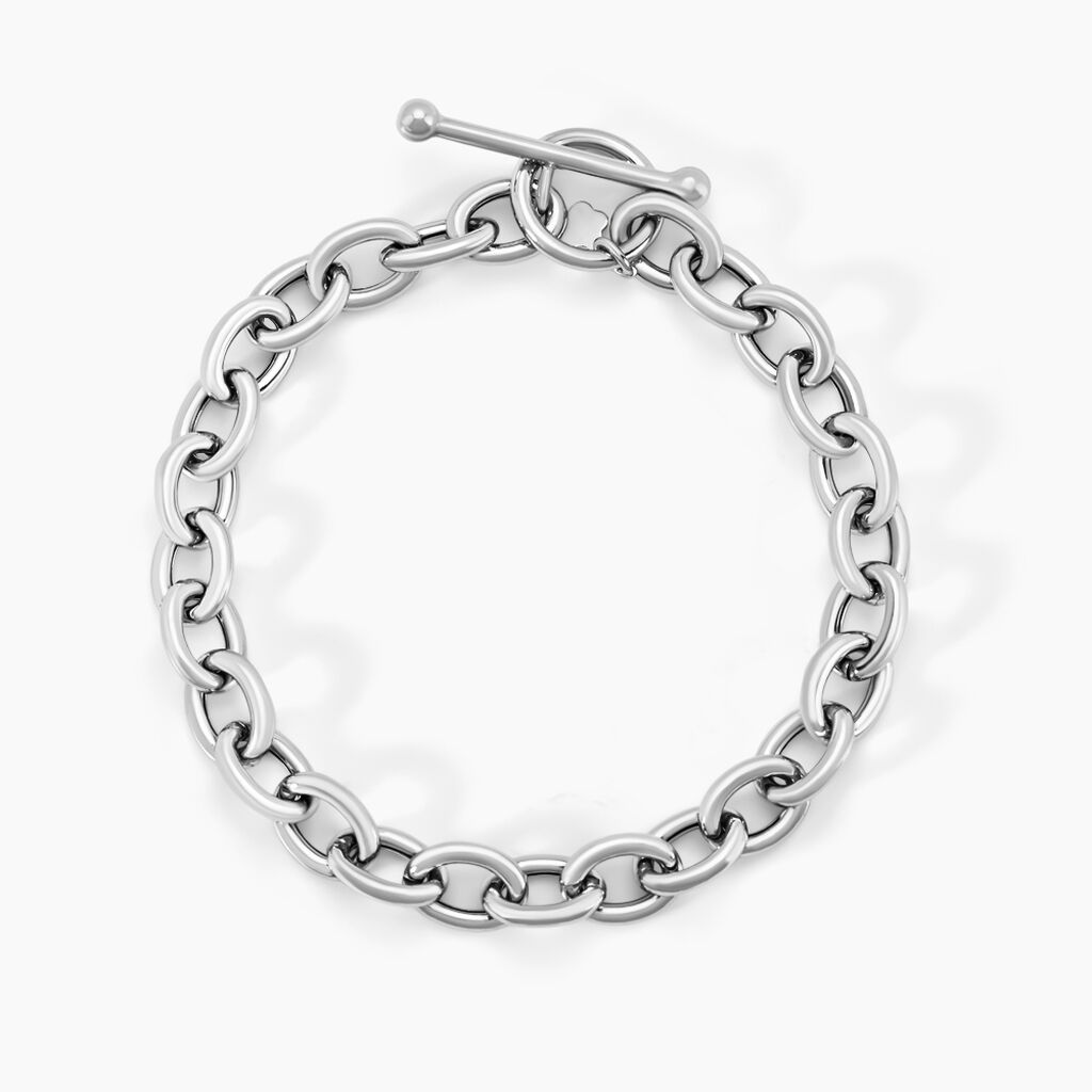 Bracelet Acelia Argent Blanc - Bracelets chaînes Femme | Marc Orian