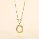 Collier Plaqu&eacute; Or Jaune Lettra - Colliers fantaisie Femme | Marc Orian