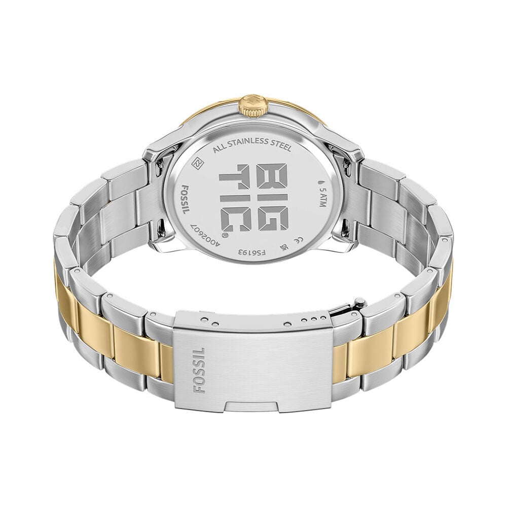 Montre Fossil Bic Tic Tourbillon Argent&eacute; - Montres &eacute;tanches Homme | Marc Orian