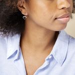 Boucles D'oreilles Pendantes Cosima Argent Blanc - Pendantes Femme | Marc Orian