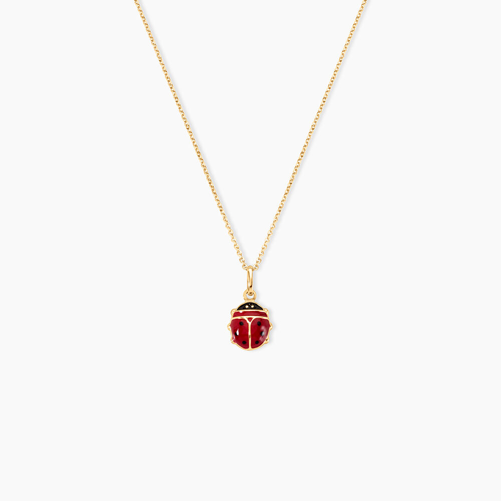 Pendentif Fedelina Coccinelle Or Jaune - Pendentifs Enfant | Marc Orian
