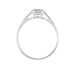 Bague Sandrine Or Blanc Diamant - Parure de mariage Femme | Marc Orian