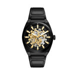 Montre Fossil Everett Automatic Bicolore Dor&eacute; / Noir - Montres automatiques Homme | Marc Orian