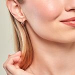 Cr&eacute;oles Maia Argent Rose - Cr&eacute;oles Femme | Marc Orian