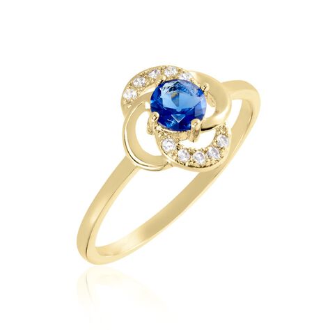 Bague Jaana Plaqué Or Jaune Verre Oxyde De Zirconium - Bagues avec pierre Femme | Marc Orian