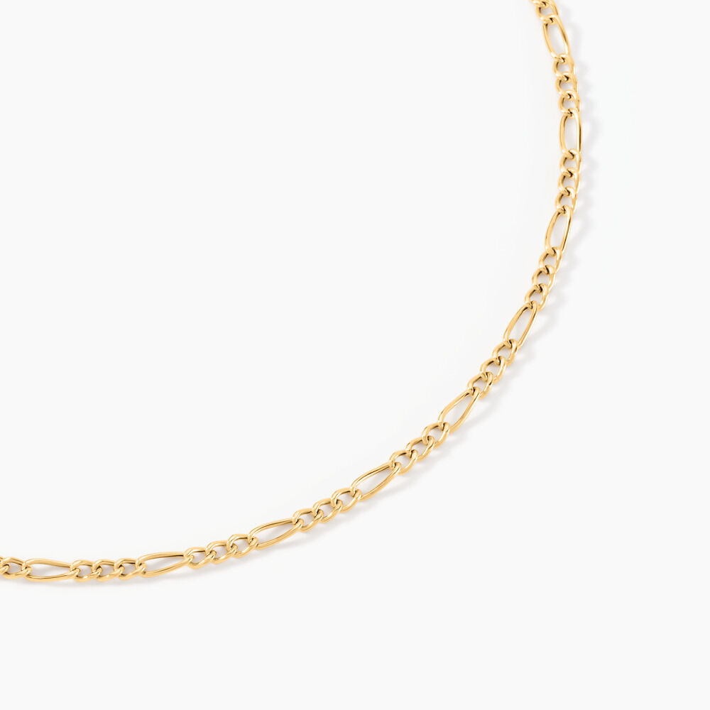 Chaîne Cameo Maille Alternee 1/3 Or Jaune - Chaines Homme | Marc Orian