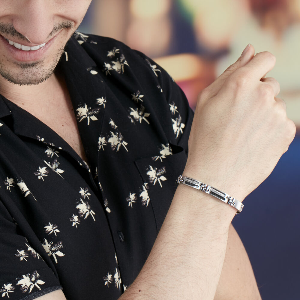 Bracelet Acier Blanc - Bracelets Homme | Marc Orian