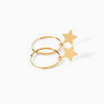 Cr&eacute;oles Belita Or Jaune - Boucles d'oreilles pampille Femme | Marc Orian