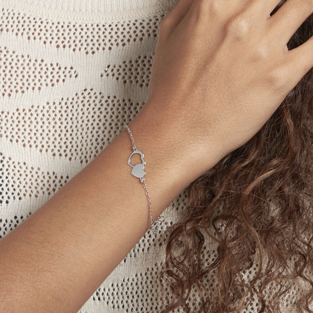 Bracelet Blandine Argent Blanc - Bracelets chaînes Femme | Marc Orian