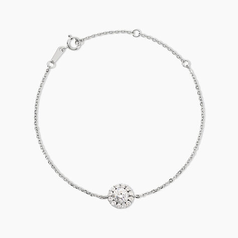 Bracelet Princess Argent Blanc Oxyde De Zirconium - Bracelets fantaisie Femme | Marc Orian