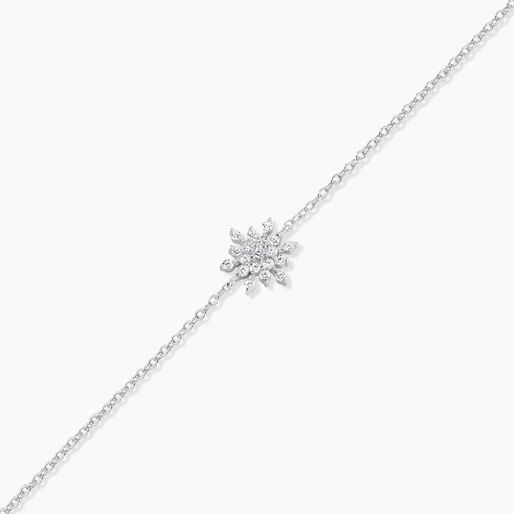 Bracelet Effie Argent Blanc Oxyde De Zirconium - Bracelets fantaisie Femme | Marc Orian