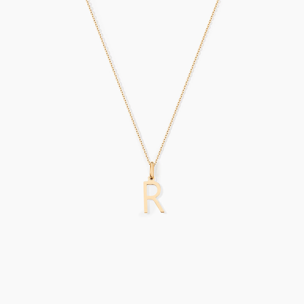 Pendentif Ionia Lettre Or Jaune - Pendentifs Famille | Marc Orian