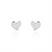Boucles D'oreilles Puces Louane Or Blanc Diamant - Puces Femme | Marc Orian