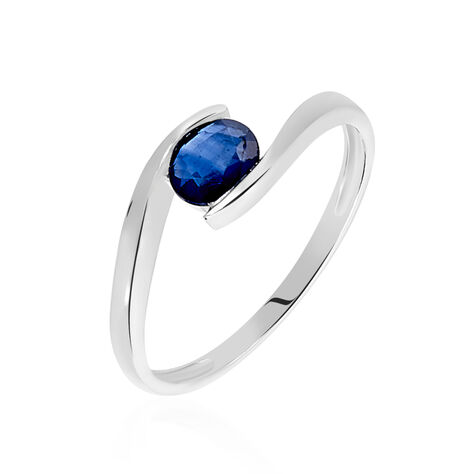 Bague Camilia Or Blanc Saphir - Bagues Solitaire Femme | Marc Orian