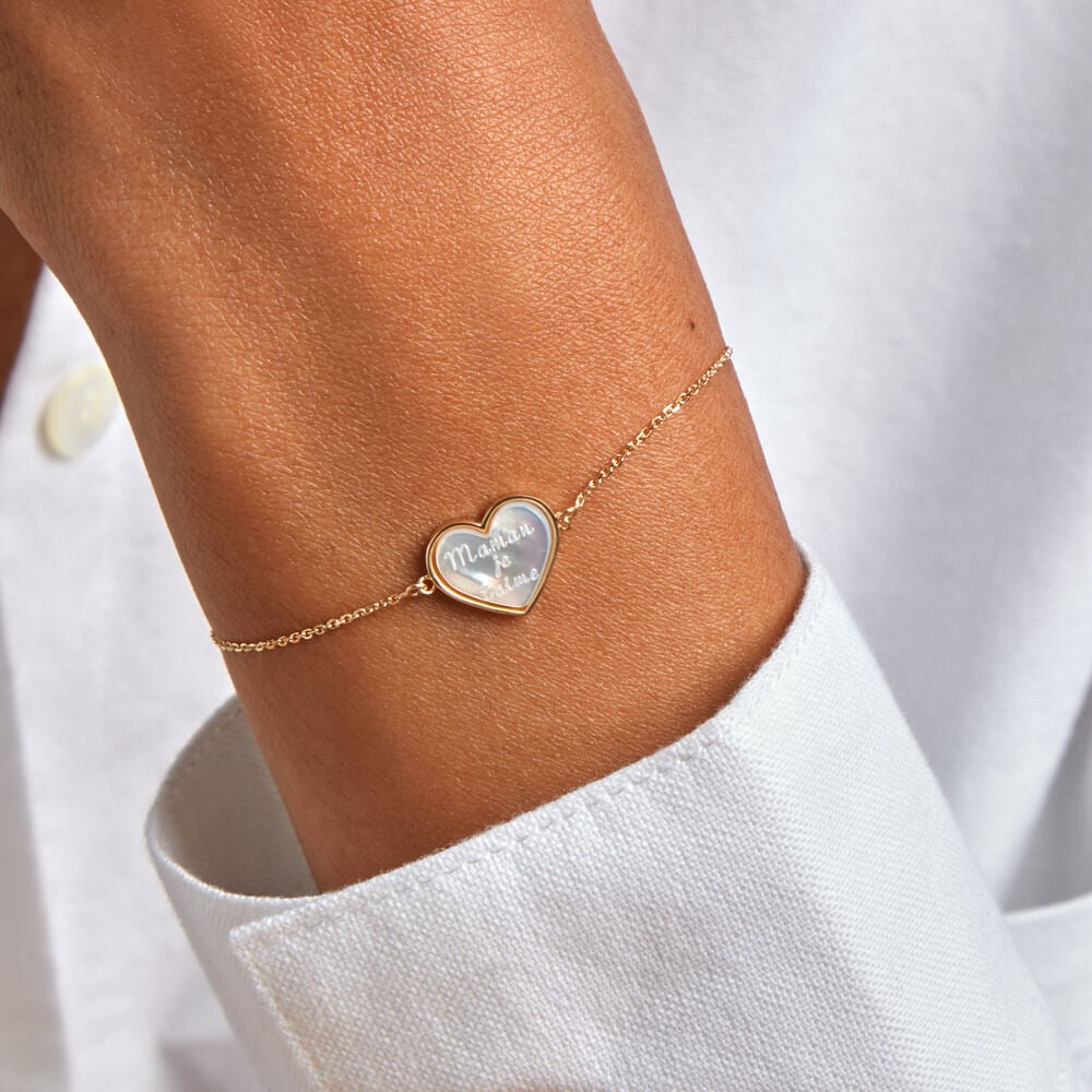 Bracelet Josine Or Jaune Nacre - Bracelets cha&icirc;nes Femme | Marc Orian