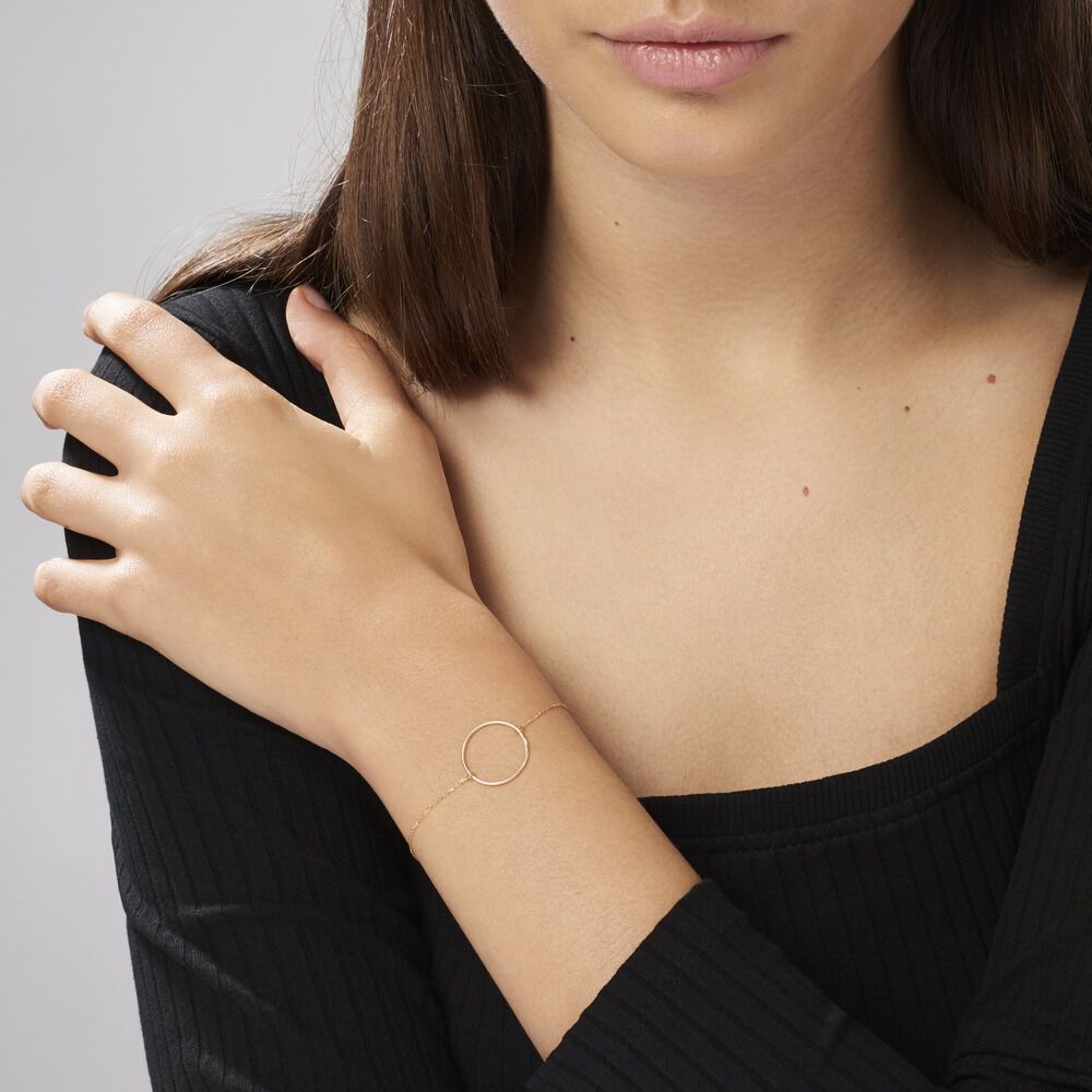 Bracelet Pink Or Jaune - Bracelets chaînes Femme | Marc Orian