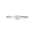 Bague Solitaire Or Blanc Flora Diamant - Solitaires Femme | Marc Orian